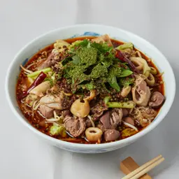 藤椒鸡杂冒菜